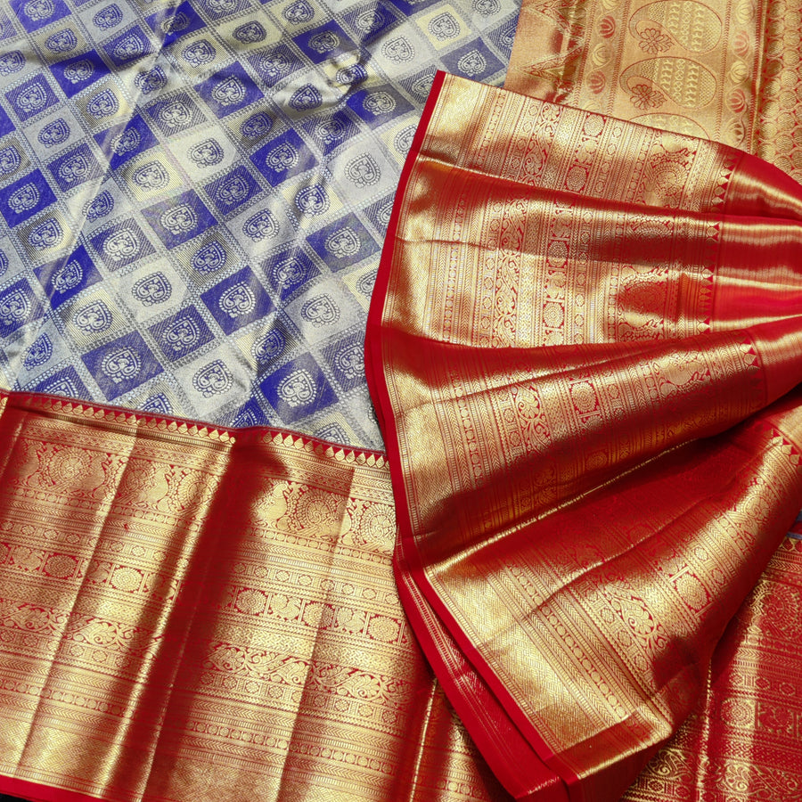Kanchi Pattu Wedding Saree 50% Off -KMP204