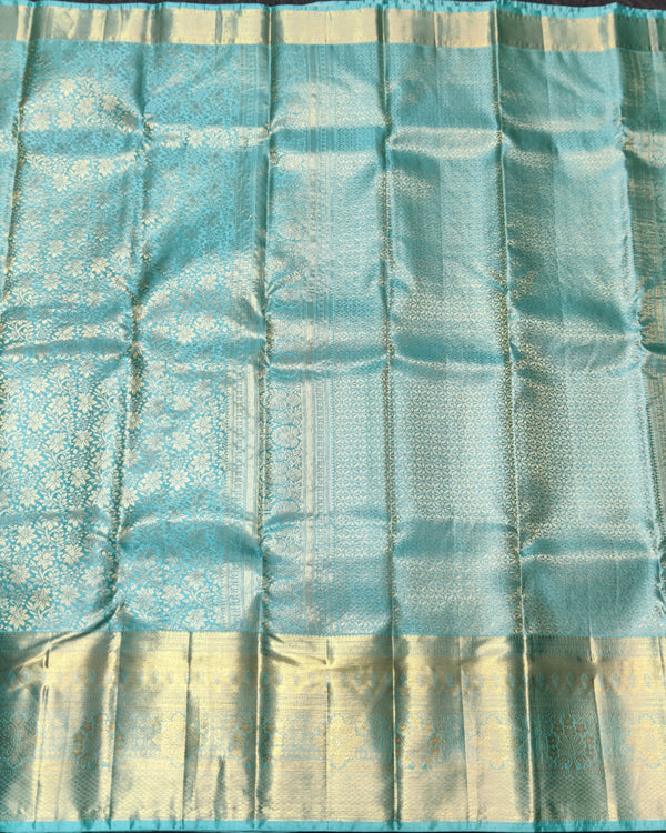 Kanchi pattu half fine bridal wear saree HF46 alternate view