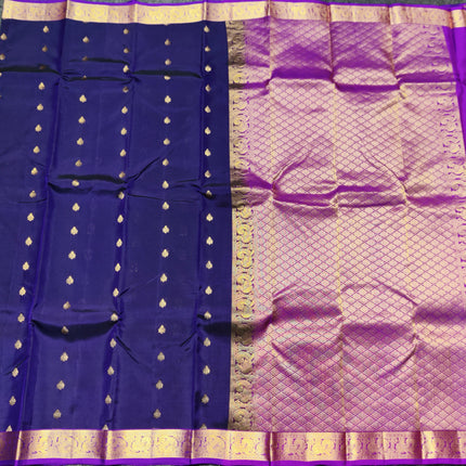 Kanchipattu small border saree - KMP202