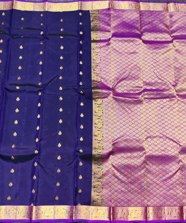 Kanchipattu small border saree - KMP202