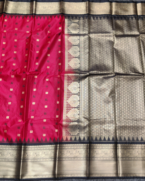 Gadwal Semi Silk Saree - GSM21 alternate view
