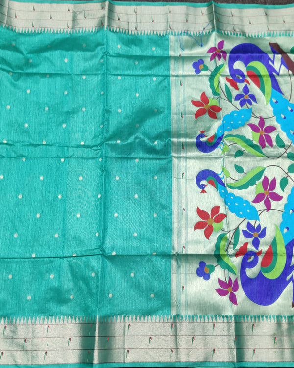 Jute paithani silk sarees - J05 alternate view
