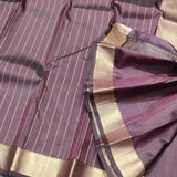 Kanchi pattu small border saree - KMP257