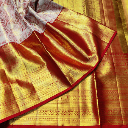 Kanchi Meenakari Brocade Pure handloom Silk Saree - KMP1792