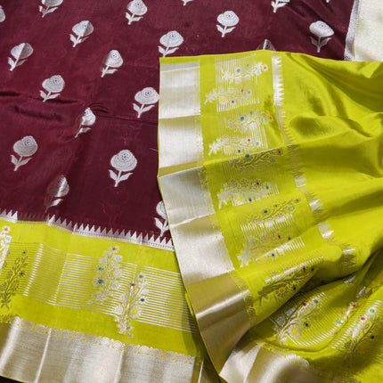 Raw mango silk saree - PRS07