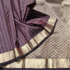 Kanchi pattu small border saree - KMP257
