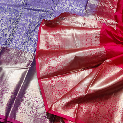 Kanchi pattu half fine bridal wear saree HF22