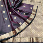 Kanchi pattu small border saree - KMP276