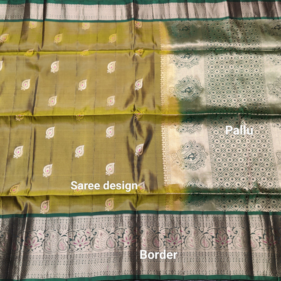 Meenakari kanchi lightweight pattu Saree - KMP134
