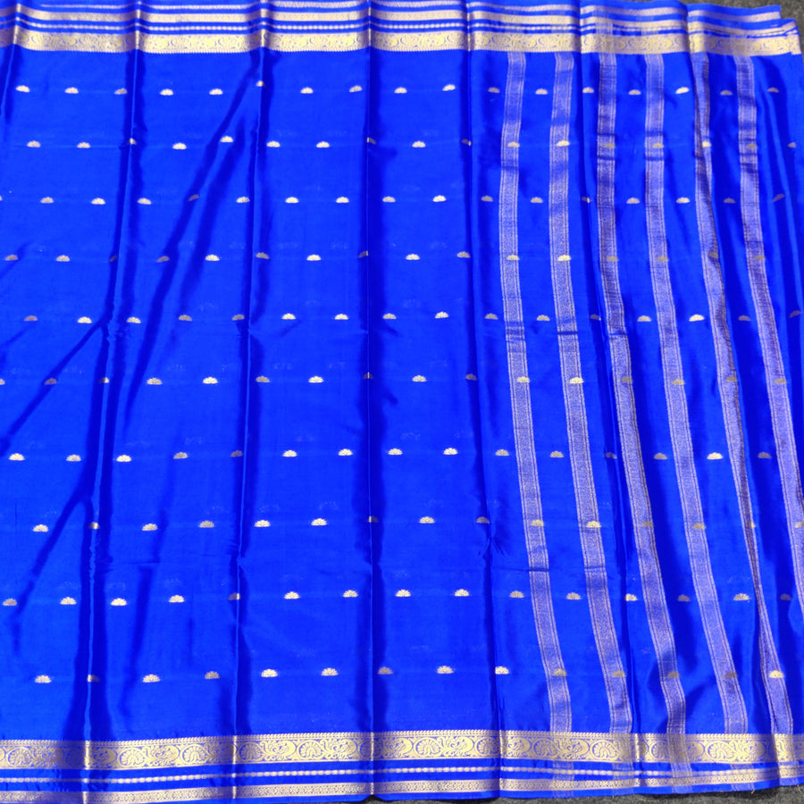 Mysore crepe semi silk saree - M12