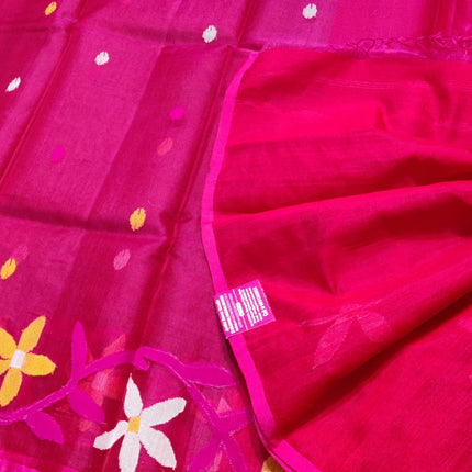 Jamdani handloom pure silk - JM01