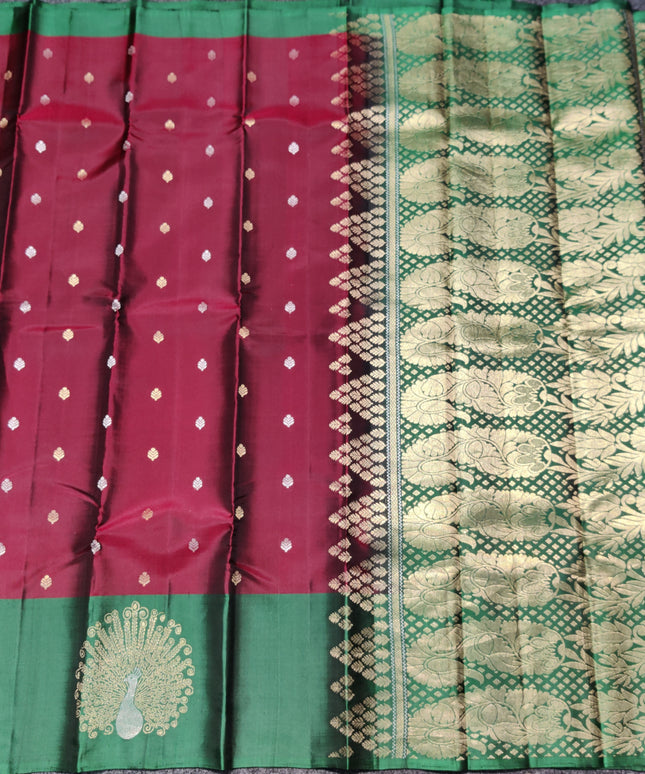 Kanchi pure soft silk Saree - KMP2051