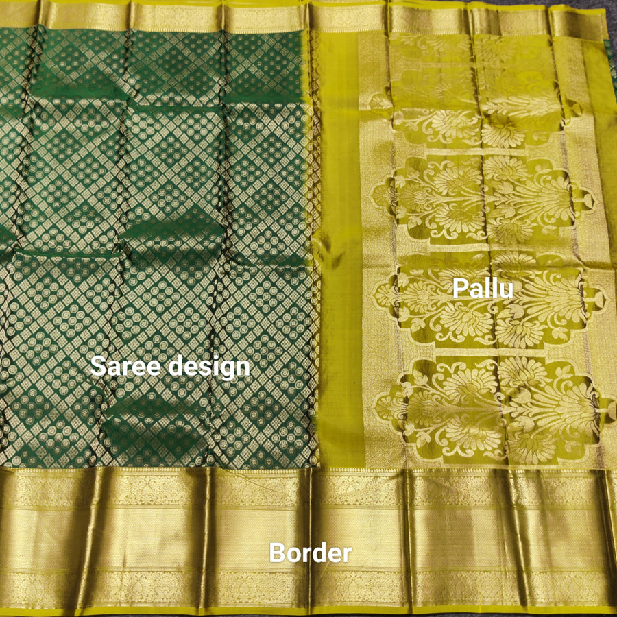 Kanchi pure Bridal wear saree @40% Off - KMP2007