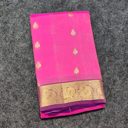 Kanchipattu small border saree - KMP204