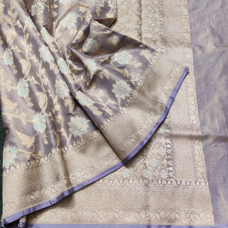 Banaras Tissue Allover Meenakari - BRS47