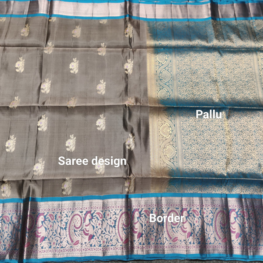 Meenakari kanchi lightweight pattu Saree - KMP144