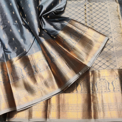 Kanchi pure vintage silk Saree - KMP3004