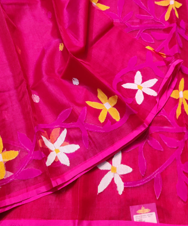 Jamdani handloom pure silk - JM01