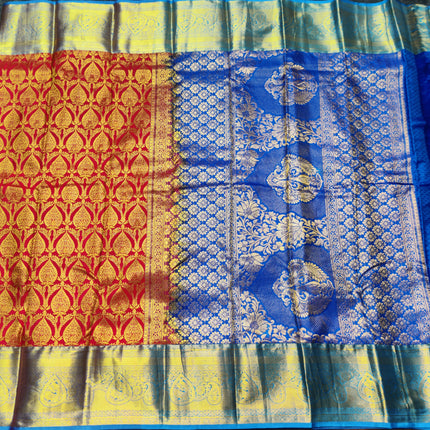 Kanchi Pattu Half Fine Brocade - SP17