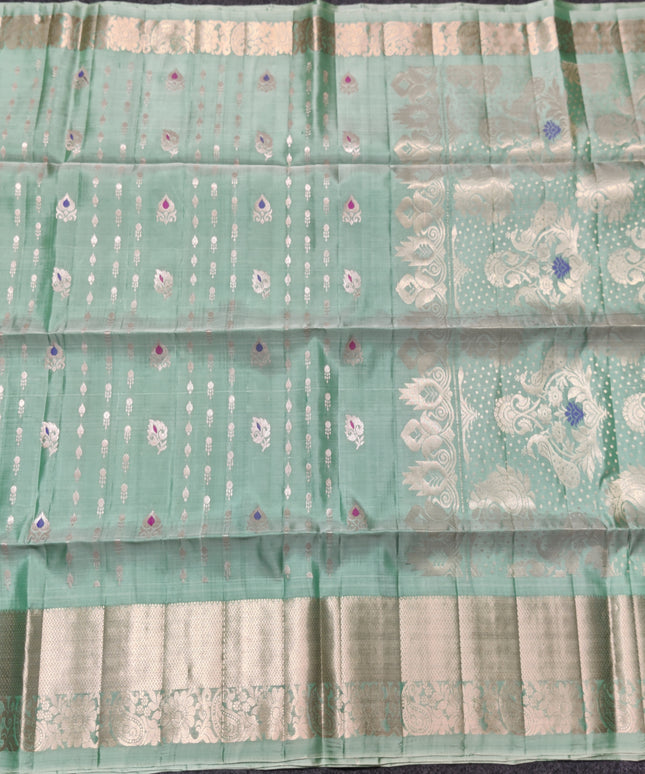 Meenakari kanchi lightweight pattu Saree - KMP131