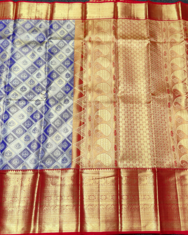 Kanchi Pattu Wedding Saree 50% Off -KMP204 alternate view