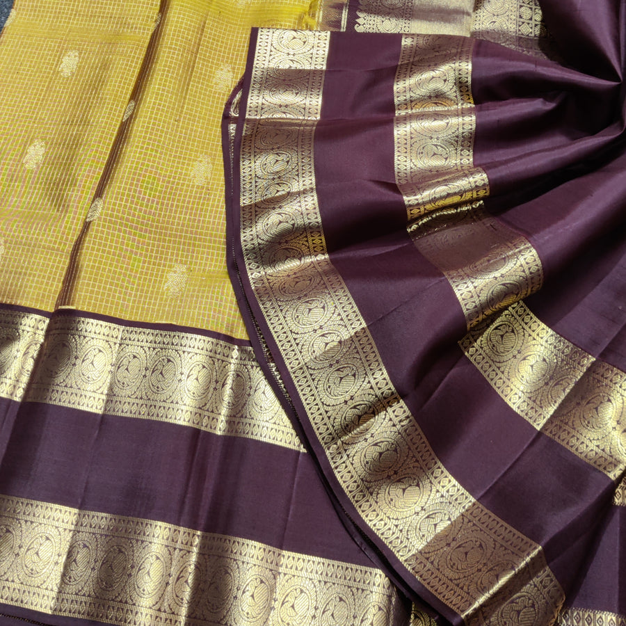 Kanchi Vintage Handloom Pattu Saree - KMP324