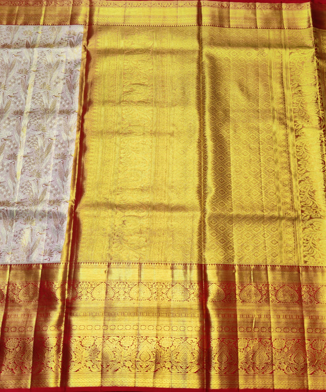Kanchi Meenakari Brocade Pure handloom Silk Saree - KMP1796