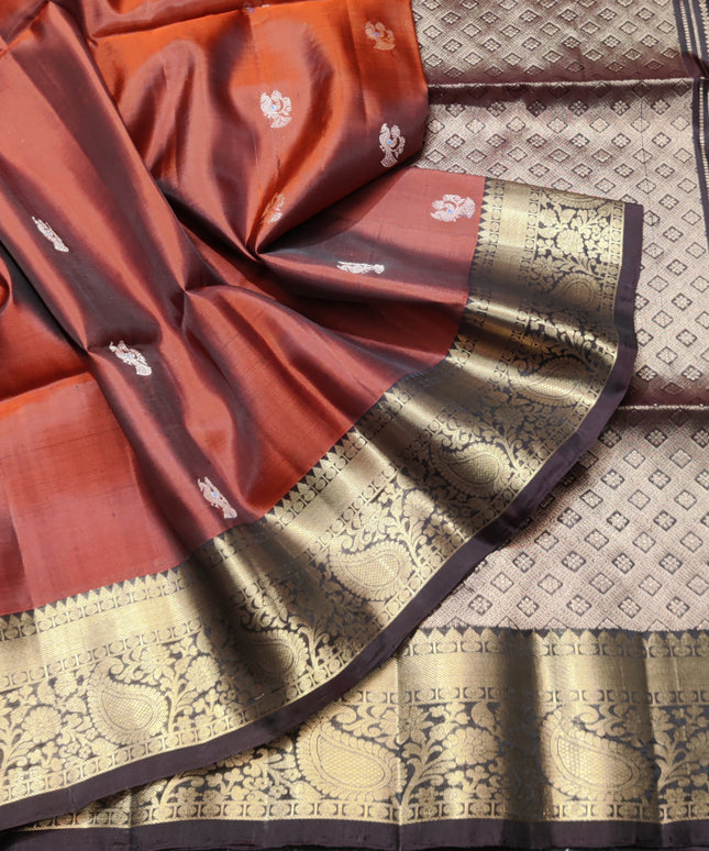 Meenakari kanchi lightweight pattu Saree - KMP130