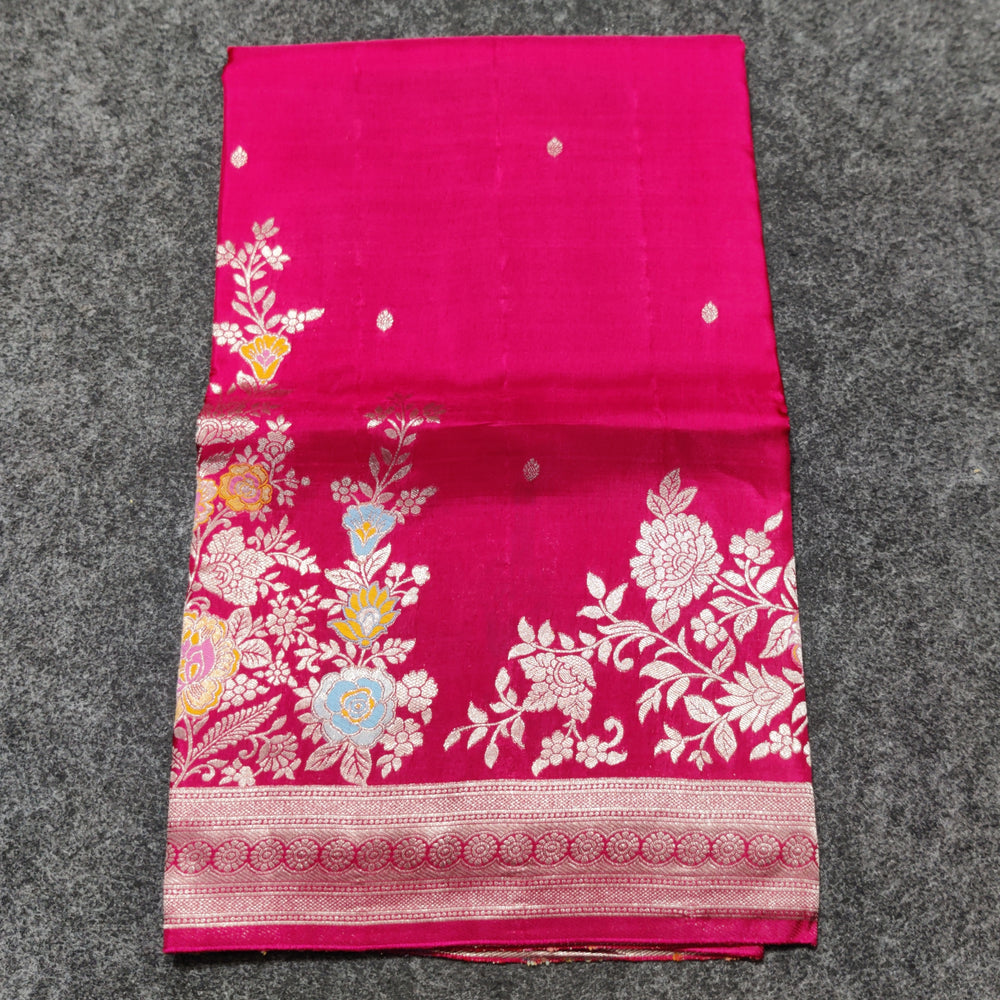 Crepe Banaras silk saree -BS01