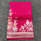 Crepe Banaras silk saree -BS01