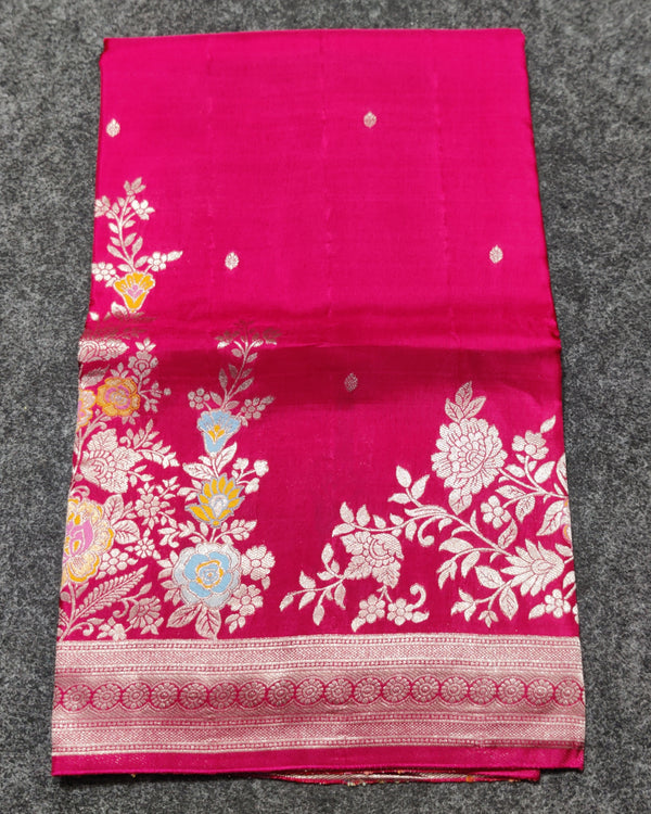 Crepe Banaras silk saree -BS01
