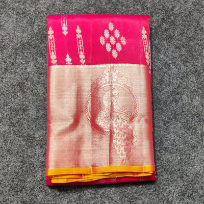 Lightweight pattu Scurt Border Saree - LWP408