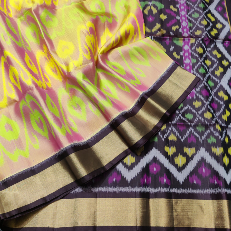 Ikkath Pure handloom silk saree - IKT09