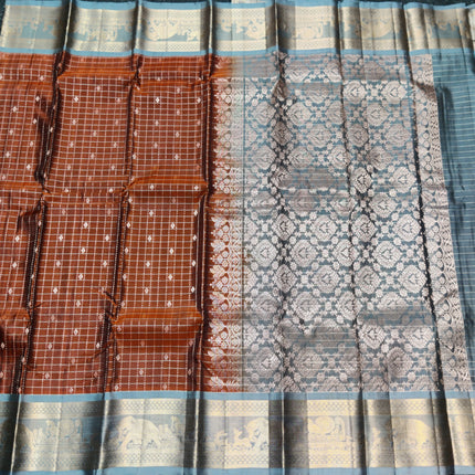 Kanchi Pure silk check - KMP2002