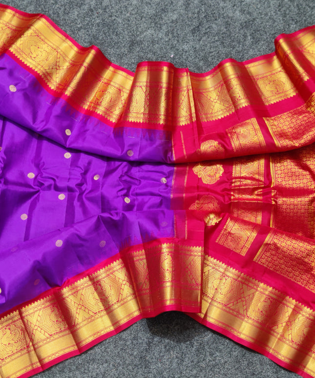 Gadwal Handloom Pure silk saree - GPS162