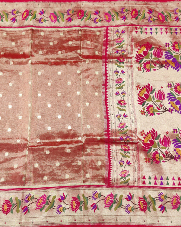 Banaras Tissue Paithani silk saree - BRS11 alternate view
