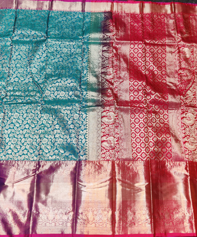 Kanchi pattu half fine bridal wear saree HF34