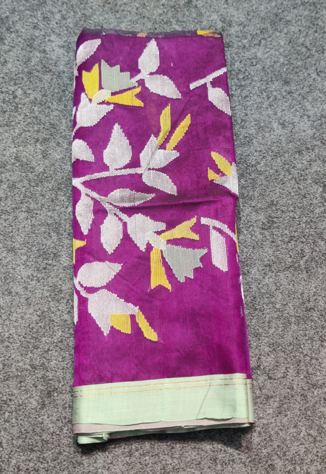 Jamdani handloom pure silk - JM10