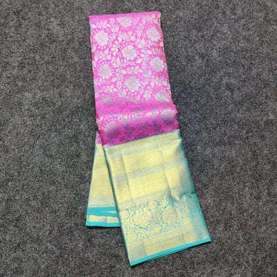 Kanchi Meenakari Brocade Pure handloom Silk Saree - KMP3213