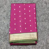 Kanchi Handloom Pure Silk Small Border Saree – KMP263