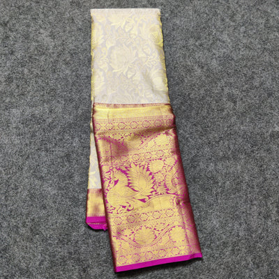 Kanchi pattu half fine bridal wear saree HF06