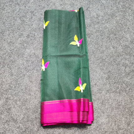 Jamdani handloom pure silk - JM04