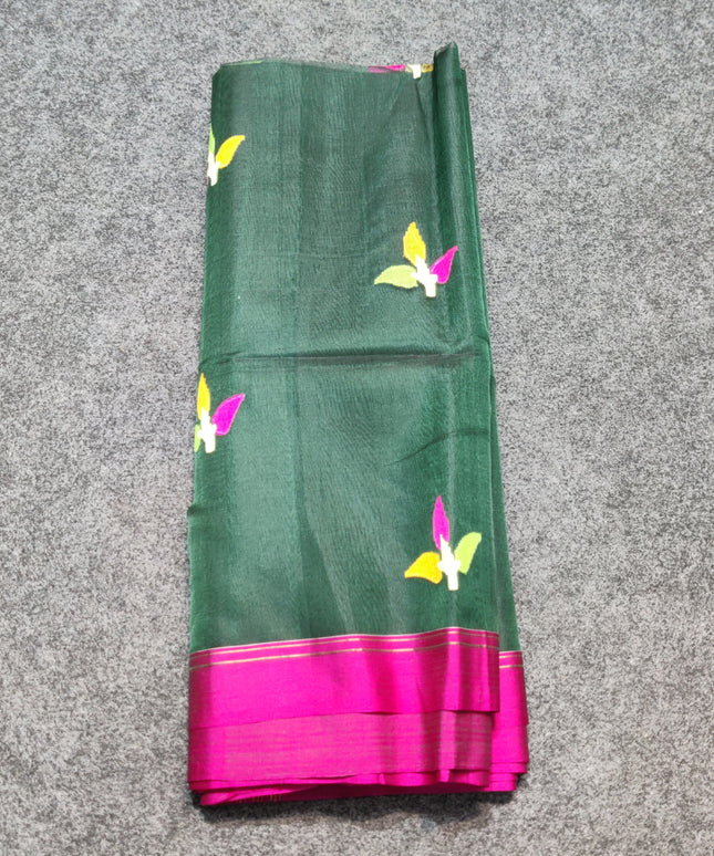 Jamdani handloom pure silk - JM04