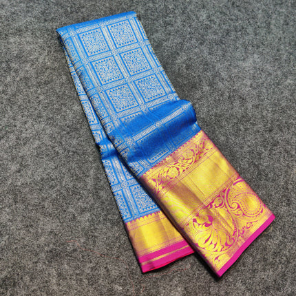 Kanchi Pattu Half Fine Brocade - SP13