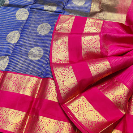 Kanchi Kuttu Vintage Handloom Pattu Saree - KMP3036