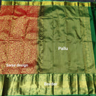 Kanchi pattu half fine bridal wear saree HF02