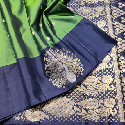 Kanchi pure soft silk Saree - KMP2054