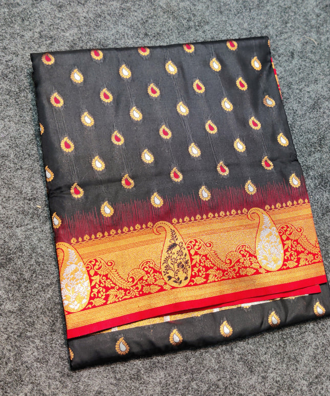 Paithani Soft Silk Saree- HF202