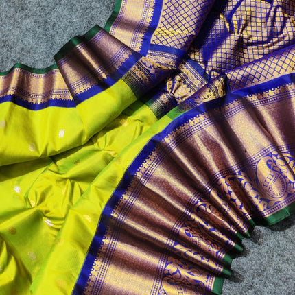 Gadwal pure handloom kuttu silk saree - GPS121