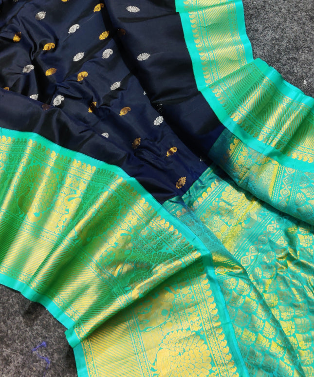 Gadwal pure handloom kuttu silk saree - GPS113